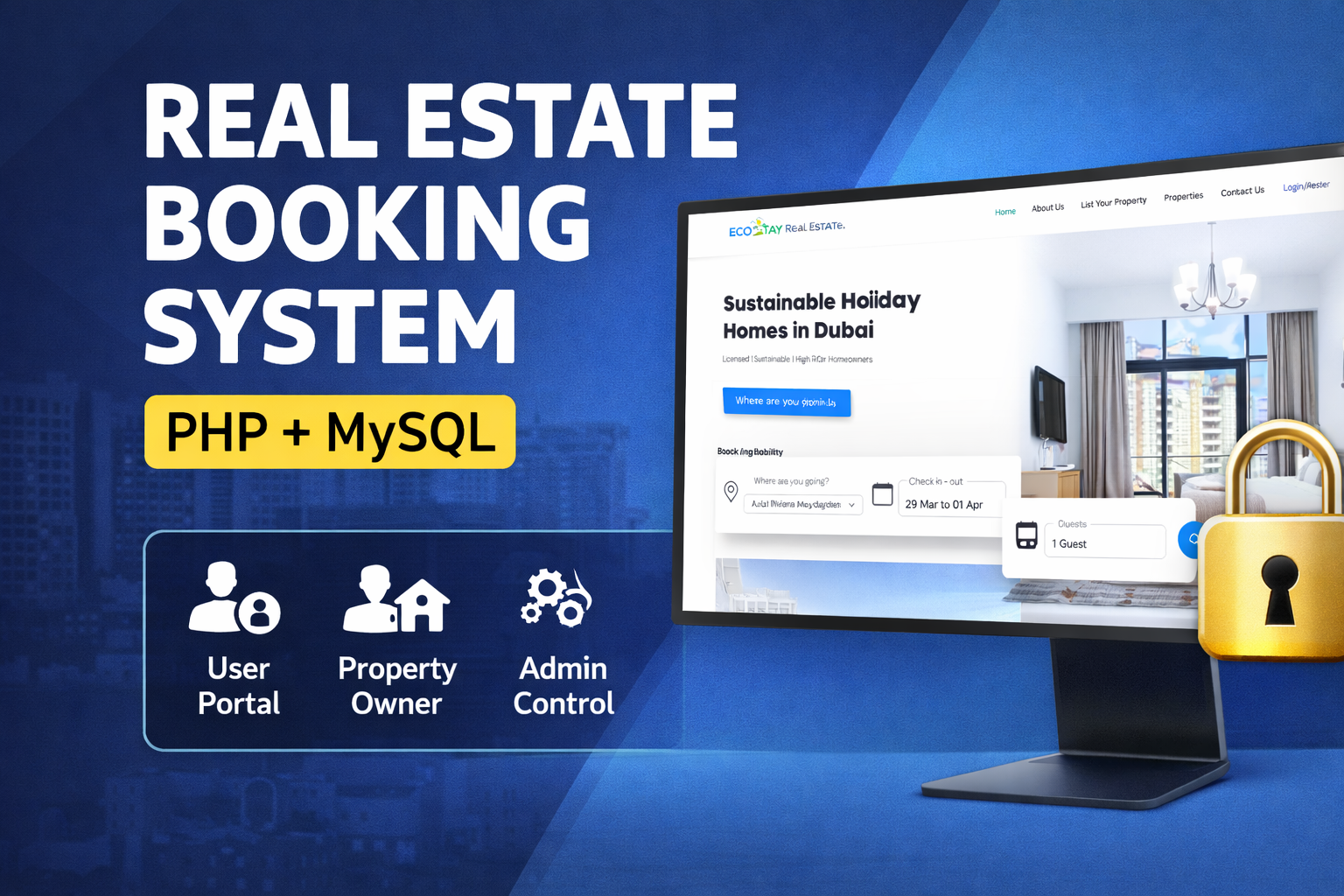 Eco Vacations Real Estate Booking & Property Management System